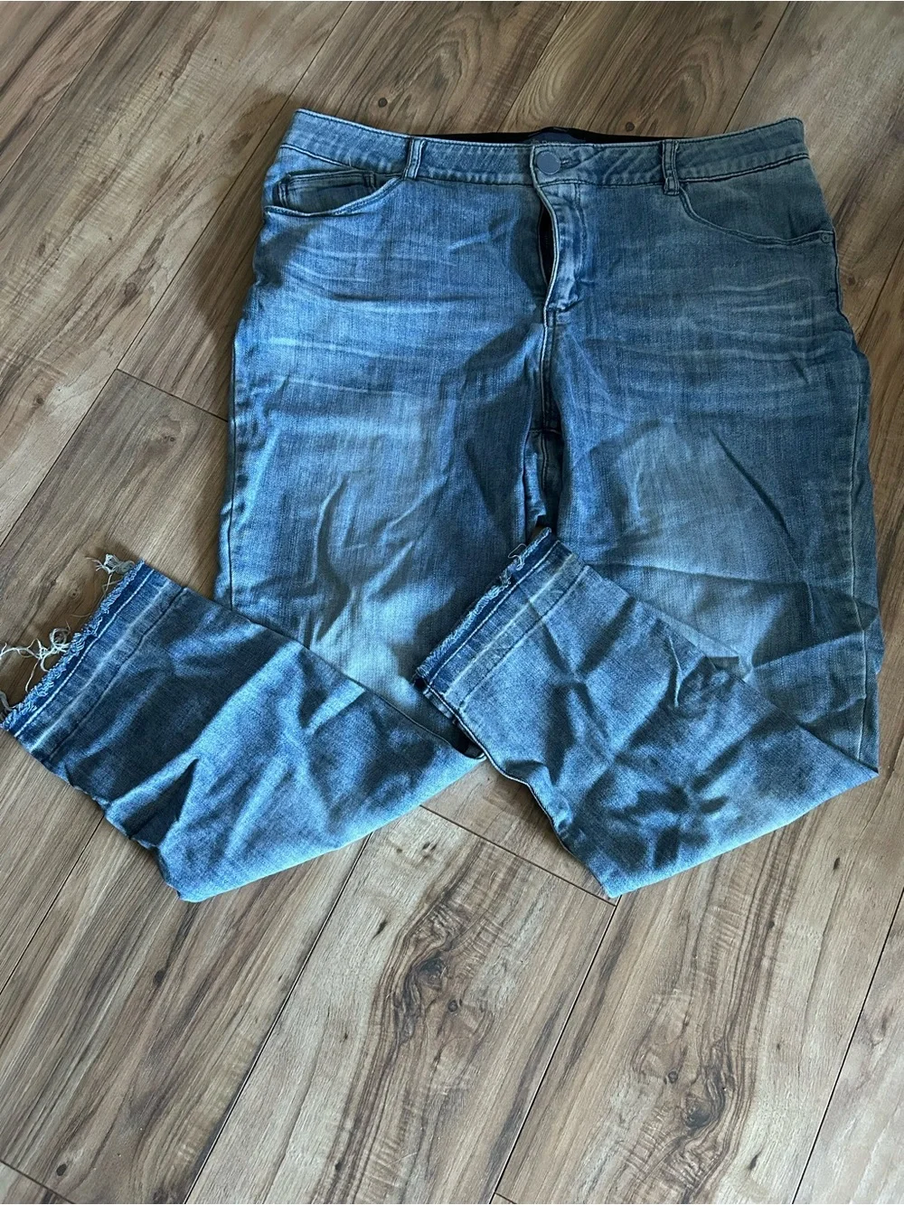 Democracy Women's Straight Leg Jeans in Light Blue Denim